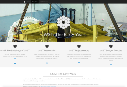 JWST: The Early Years