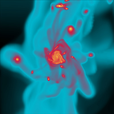 Galaxy Formation Simulation